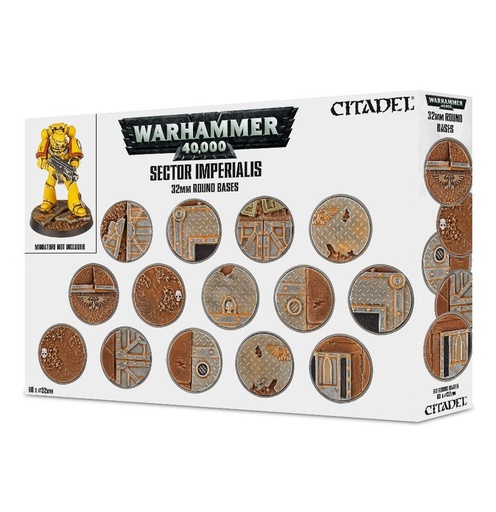 [GWS66-91] Sector Imperialis: 32Mm Round Bases