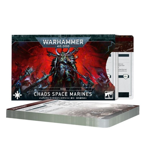 [GWS72-43] Index Cards: Chaos Space Marines (Eng)
