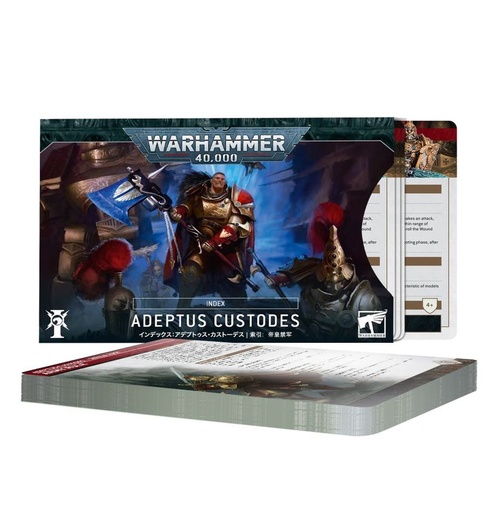 [GWS72-01] Index Cards: Adeptus Custodes (Eng)