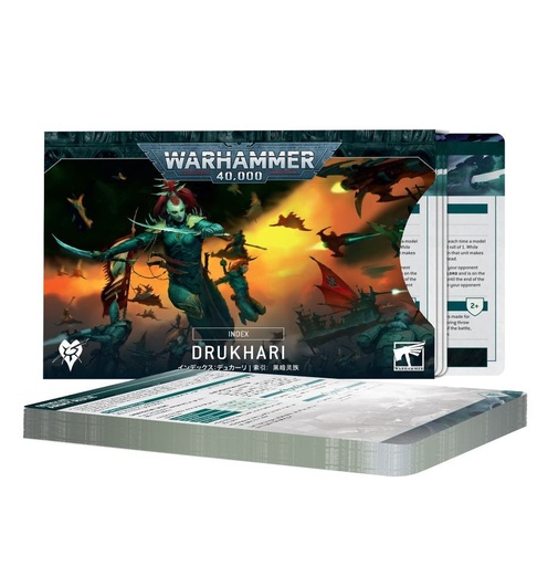 [GWS72-45] Index Cards: Drukhari (Eng)