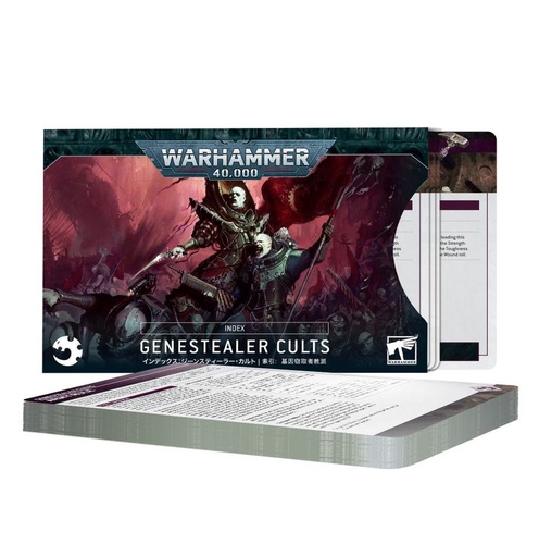 [GWS72-38] Index Cards: Genestealer Cults (Eng)