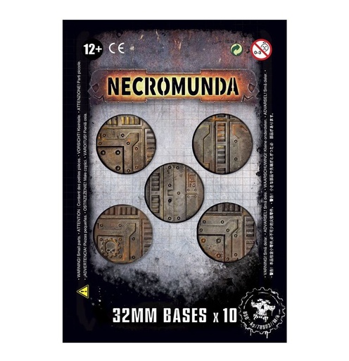 [GWS300-16] Necromunda 32Mm Bases (X10)